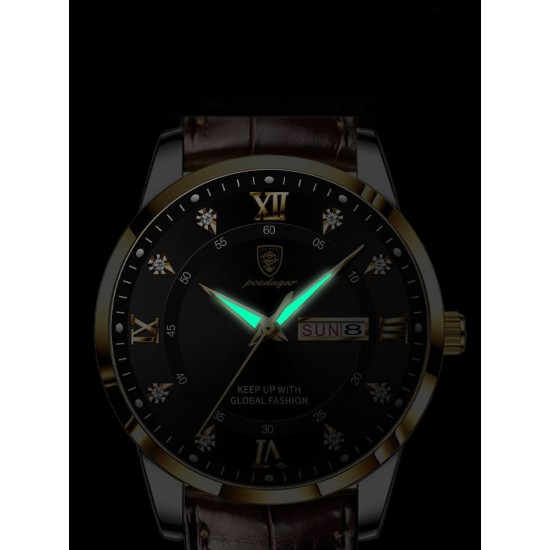 Men's watches, waterproof, casual, fashionable, suitable for business, fully automatic mechanical watches for men, men's quartz watches - Memoo.com